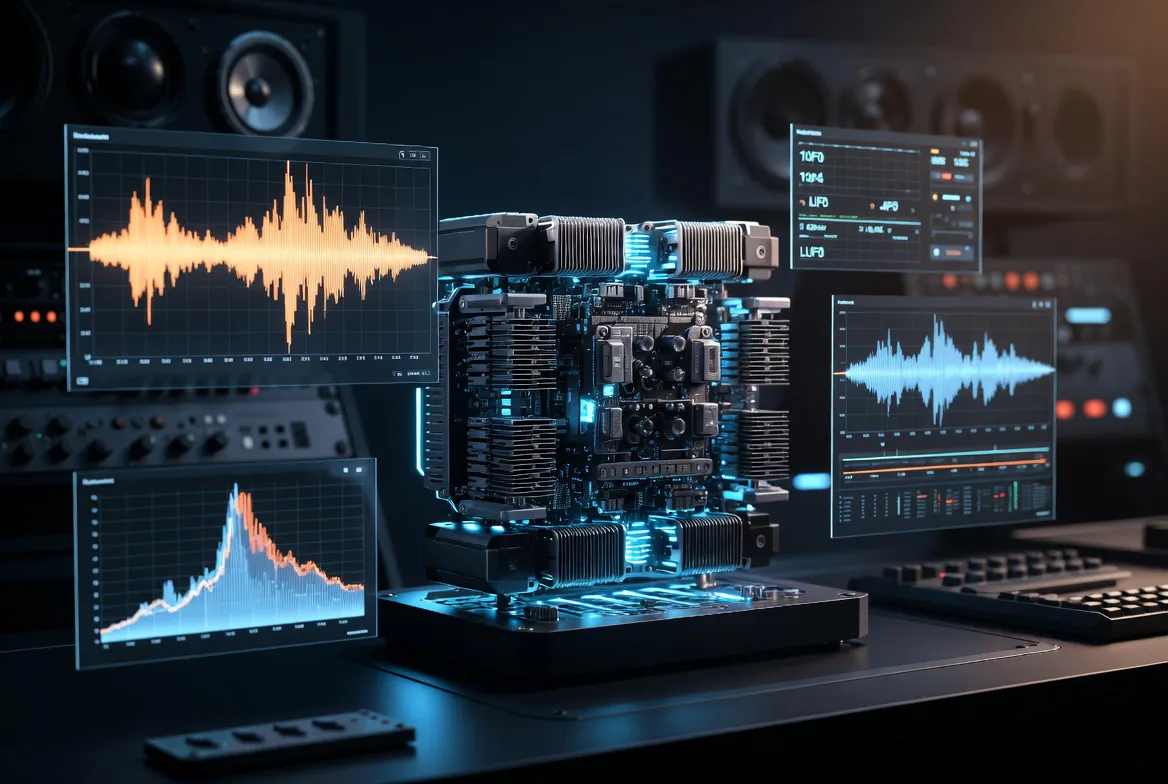 GPU-accelerated spectral-domain mastering engine